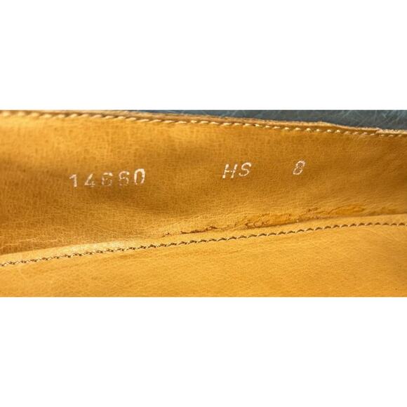 Giorgio\'s of Palm Beach Vintage Ostrich Leather Loafer Flats Men Size 8